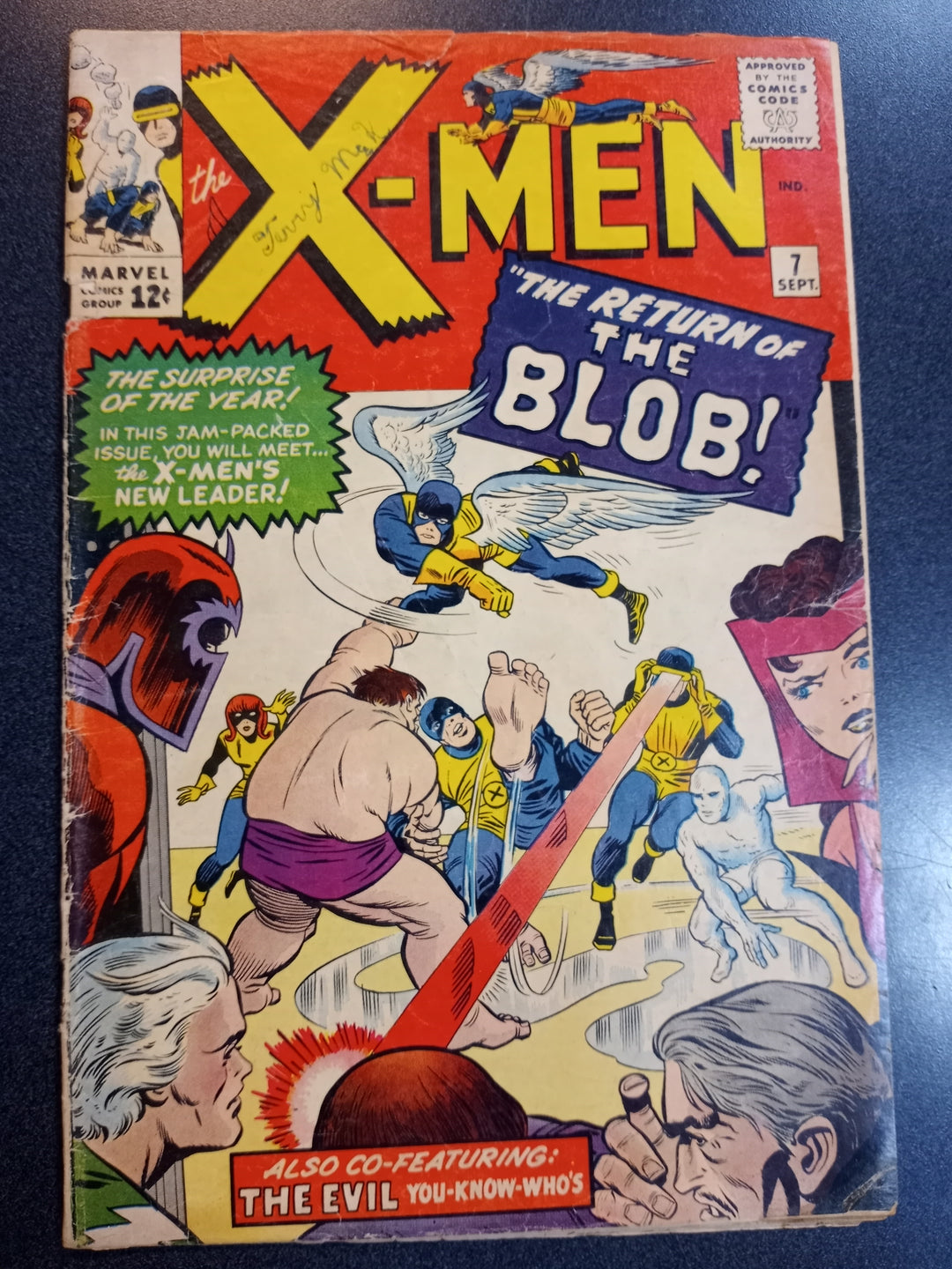 X-Men #7 (G) Second appearance of Blob, First Cerebro