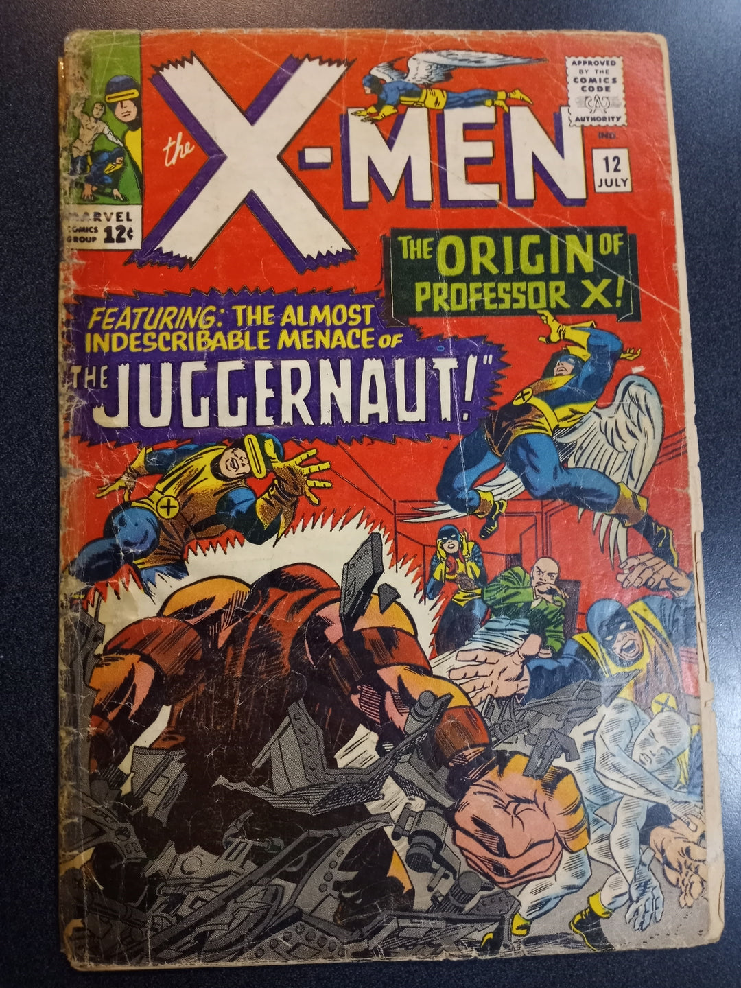 X-Men #12 (Poor, Taped Spine, Water Damage) First appearance of Juggernaut.