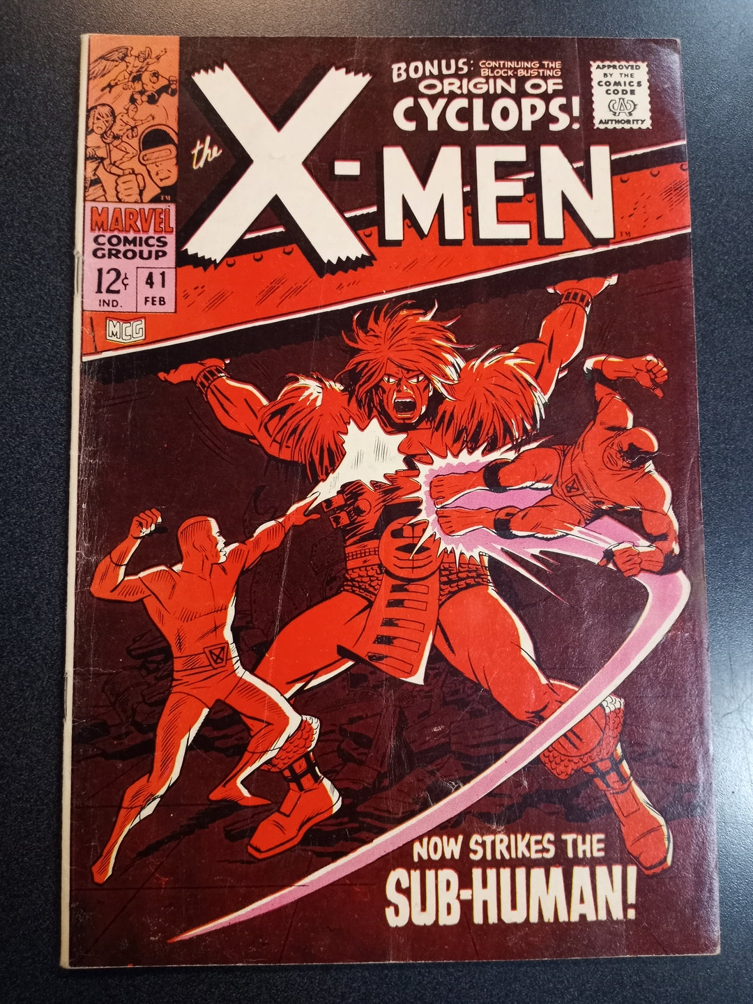 X-Men #41 (VF-) First appearance of Grotesk
