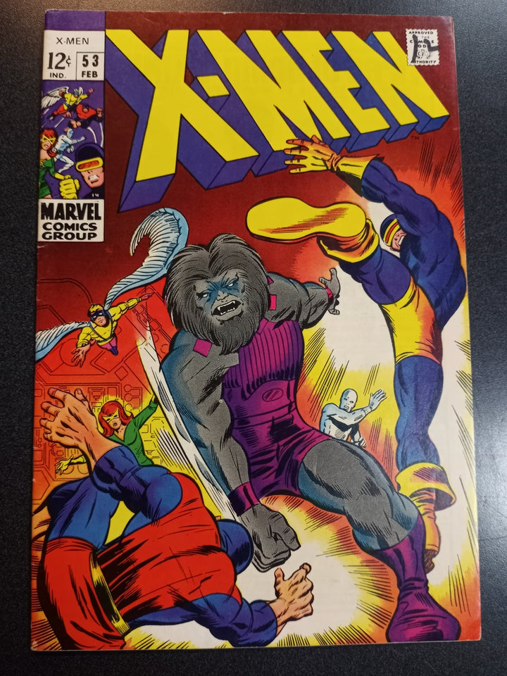 X-Men #53 (VF) First US Barry Smith Art