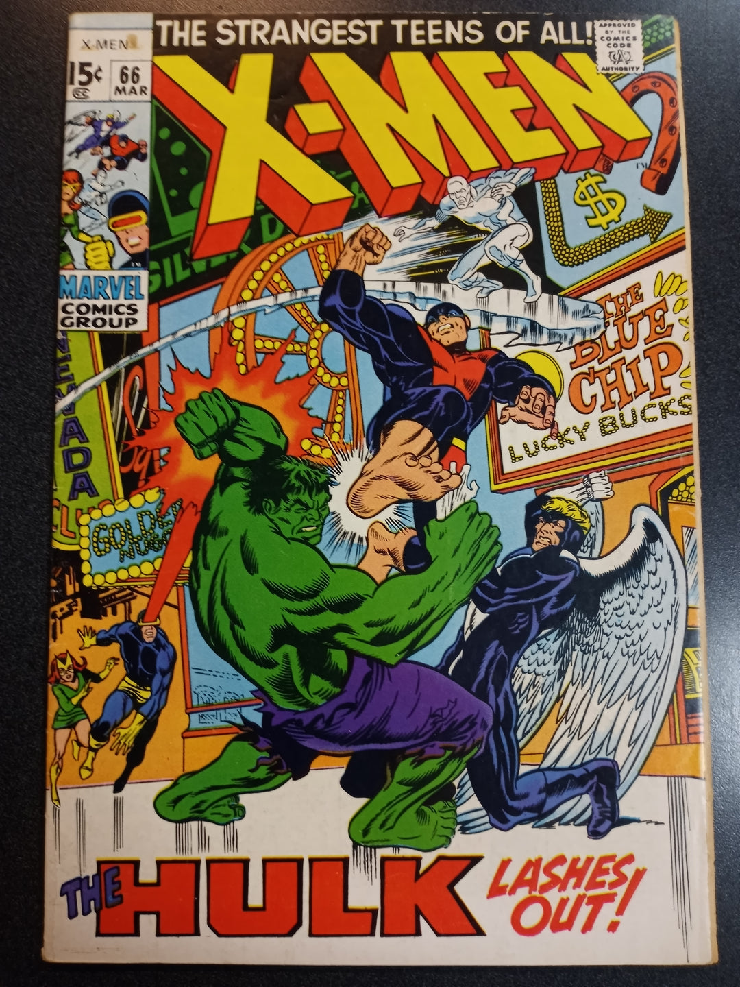 X-Men #66 (FN) Last issue before reprints