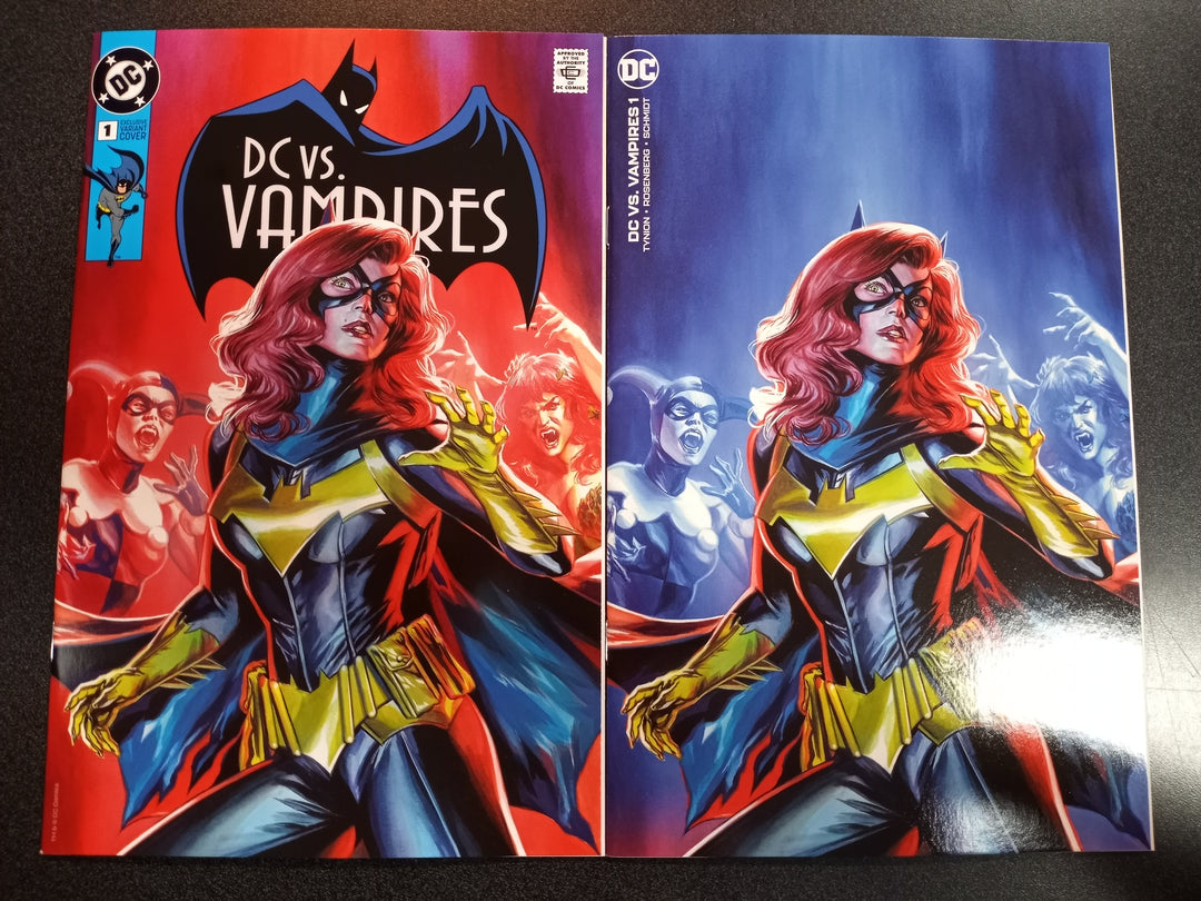 Dc Vs Vampires #1 Felipe Massafera Trade Dress + Virgin Art Variant Set