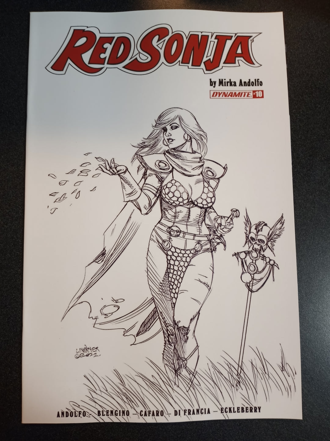 Red Sonja (2021) #10 Cover H 20 Copy Variant Edition Linsner Black & White