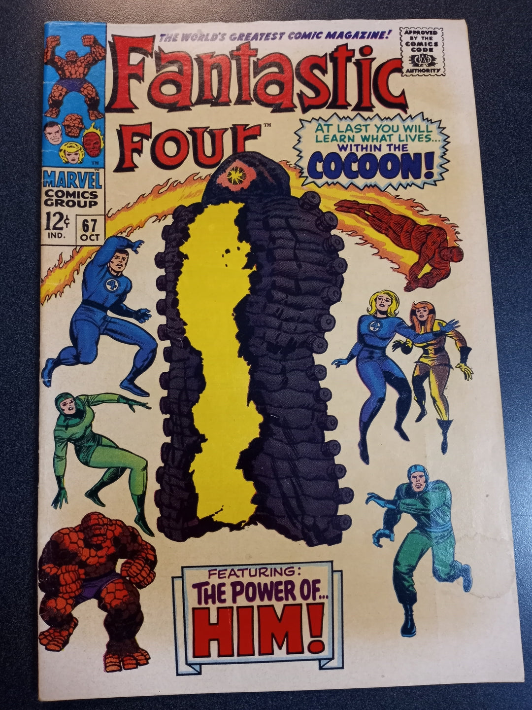 Fantastic Four #67 FN- First cameo & origin of Warlock