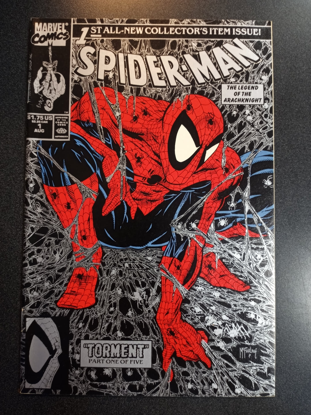 Spider-Man Vol. 1 #1 Silver Variant VF/NM