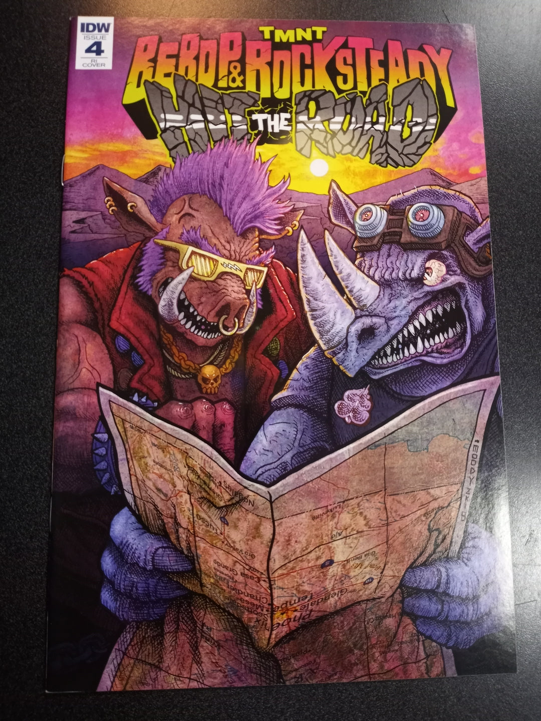 TMNT Bebop & Rocksteady Hit the Road #4 1:10 Moody Variant