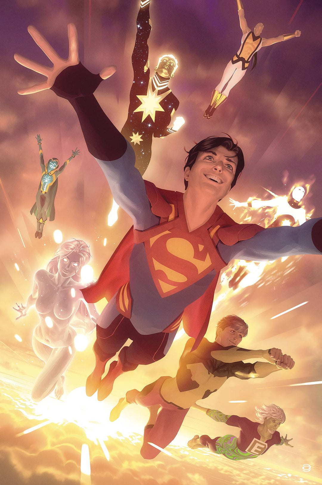 Legion Of Super Heroes #7 Card Stock Alex Garner Variant Edition
