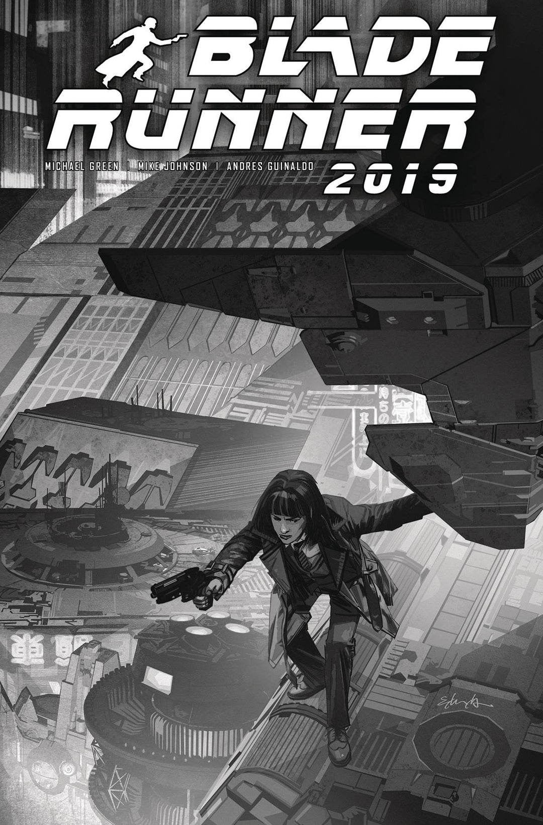 Blade Runner 2019 #9 Cover E Edwards B&W