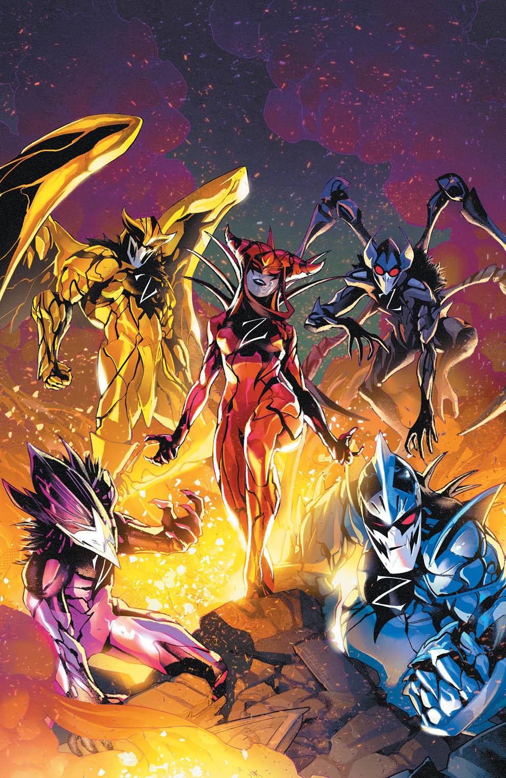 Mighty Morphin Power Rangers #53 1:25 Campbell Variant (C: 1