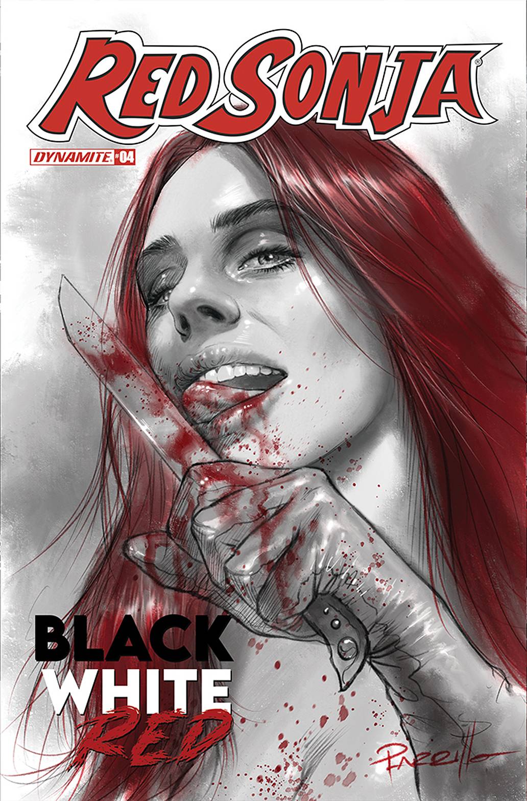 Red Sonja Black White Red #4 Cover A Parrillo