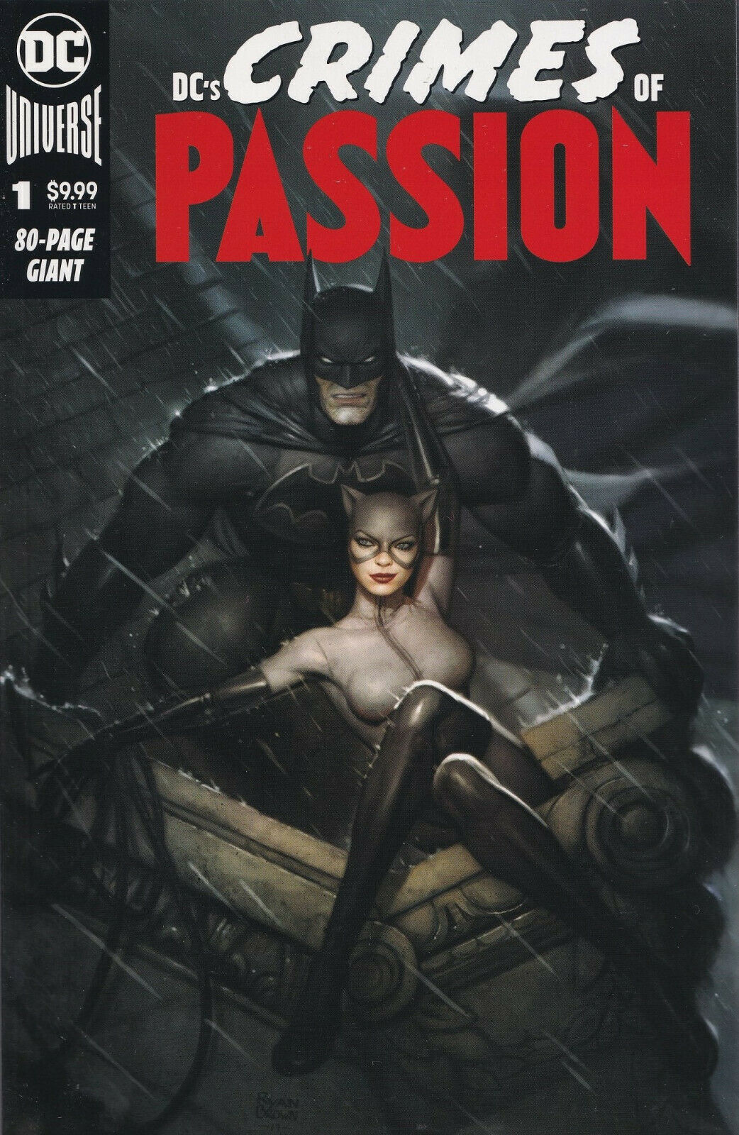 DC Crimes Of Passion #1 Ryan Brown Trade Dress Variant
